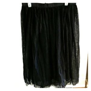 Last call sale! H&M black A line skirt